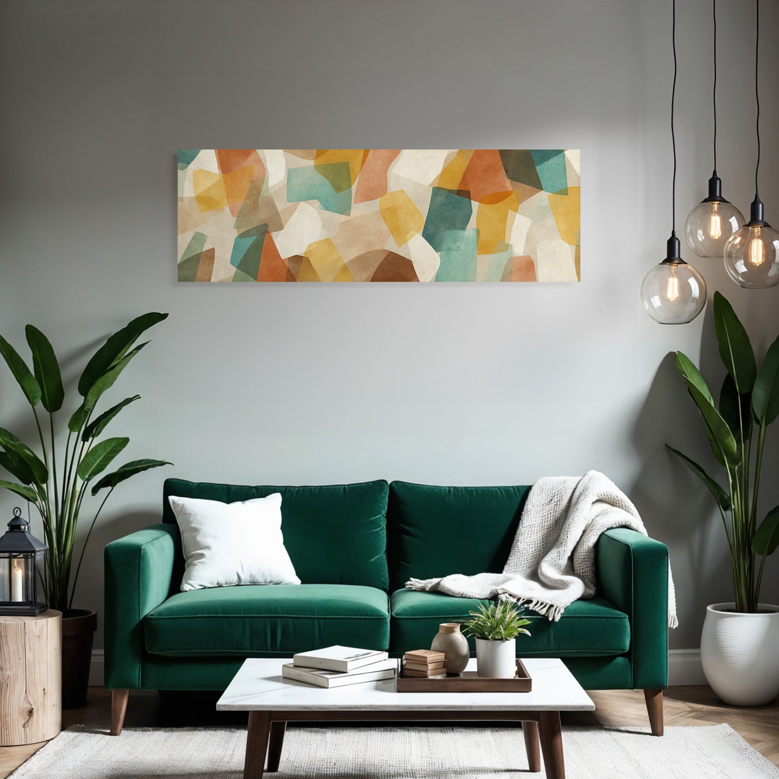 Abstraktes Design Buntesch Formen