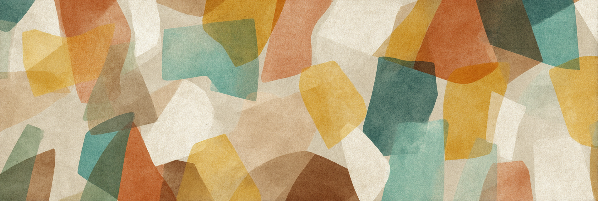Abstraktes Design Buntesch Formen | Mid Century Modern | Einrichtungsstile