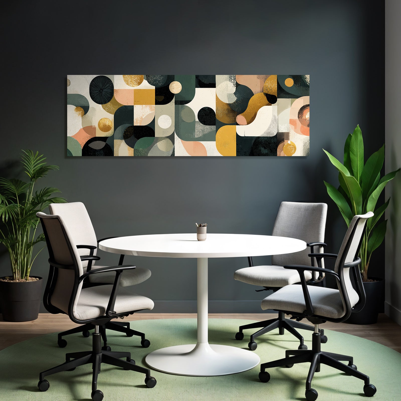 Abstraktes Design Farben Formen