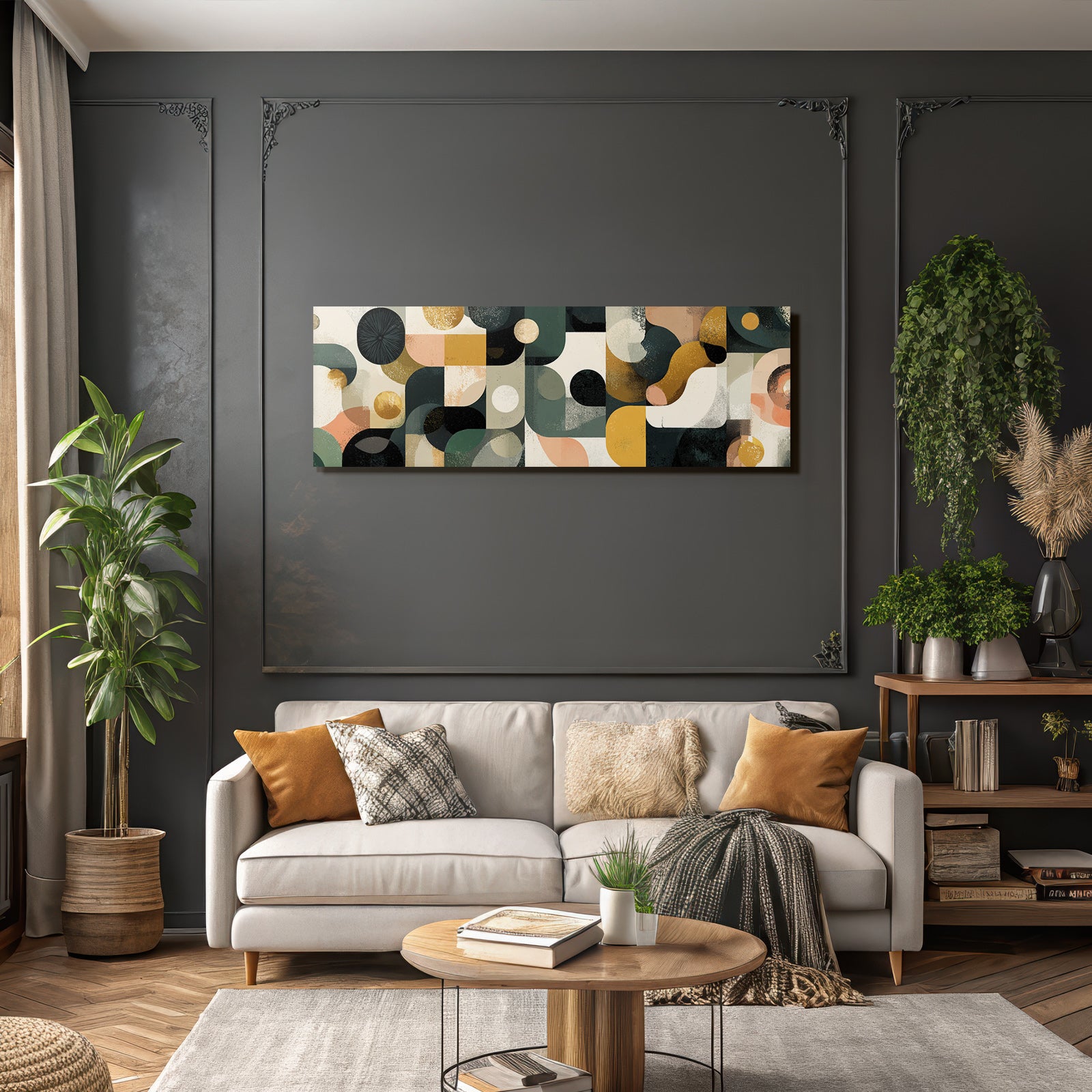 Abstraktes Design Farben Formen
