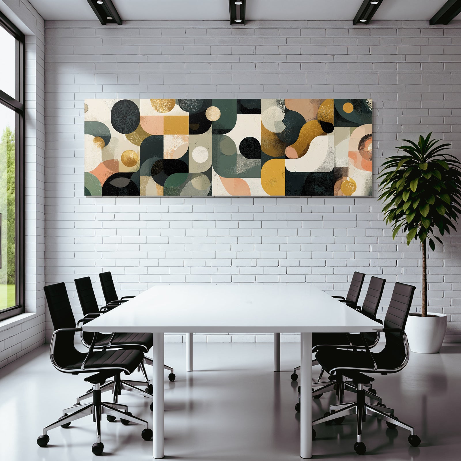 Abstraktes Design Farben Formen