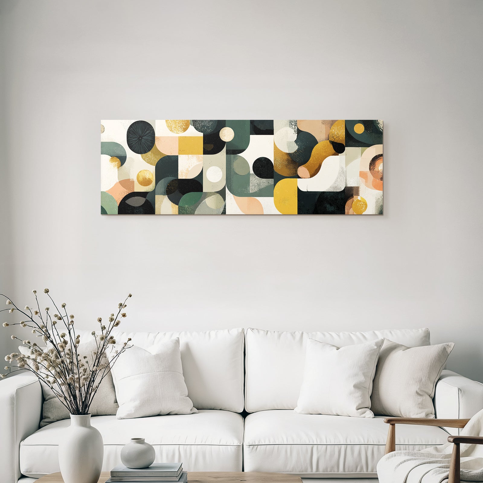 Abstraktes Design Farben Formen