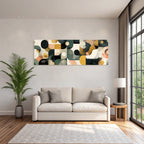 Abstraktes Design Farben Formen
