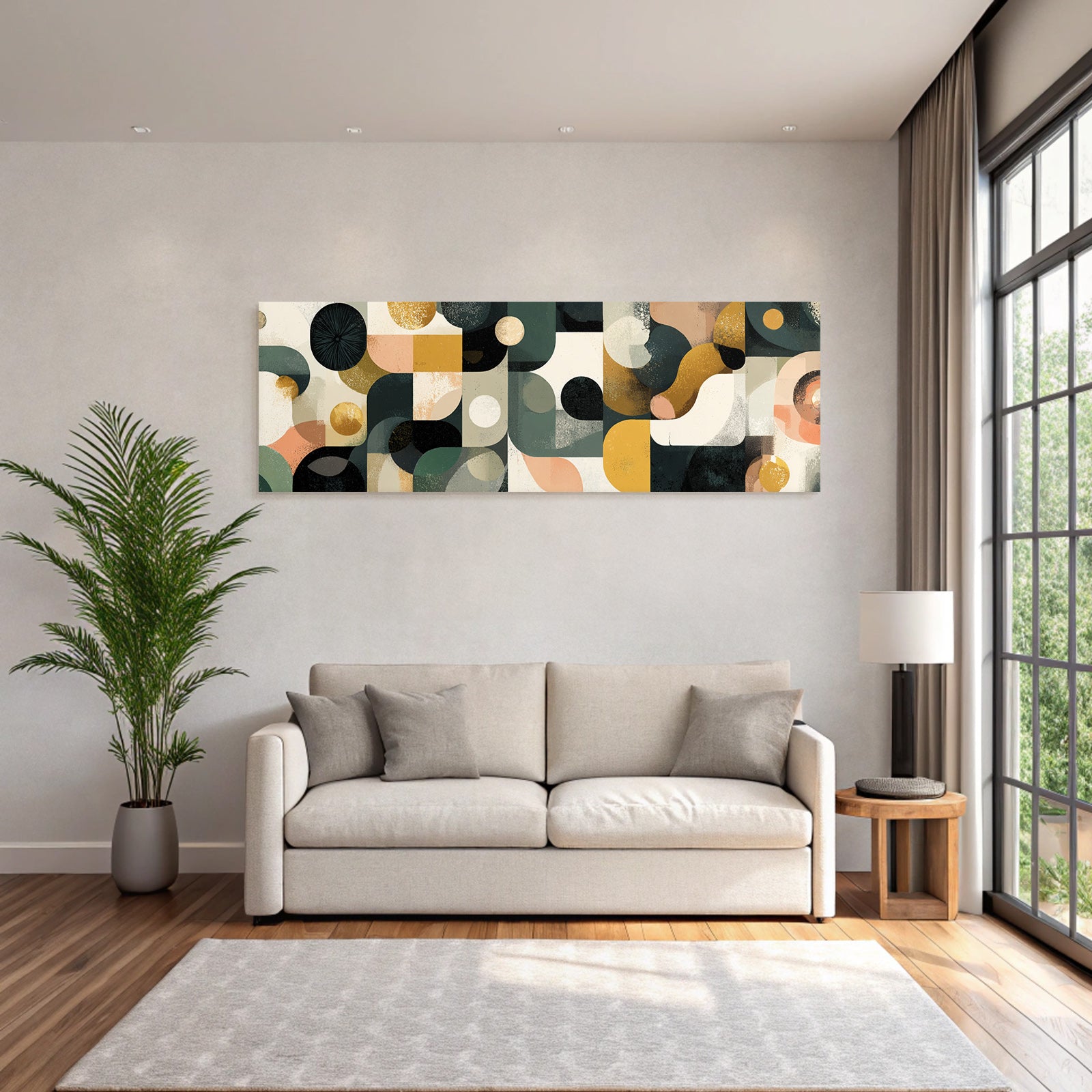 Abstraktes Design Farben Formen