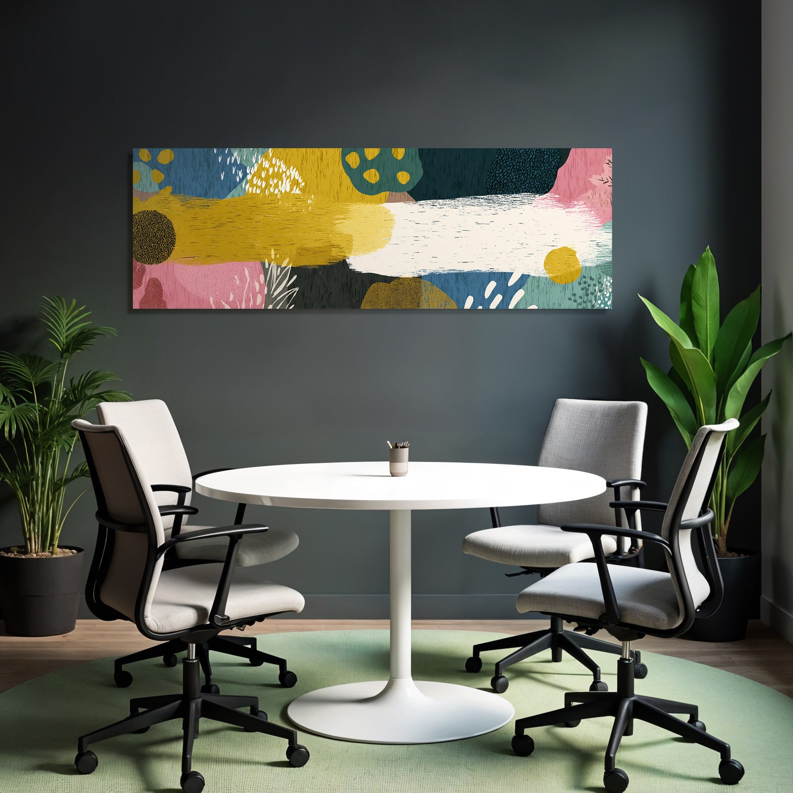 Abstraktes Design Farben Formen Moderne Grafik Kunst