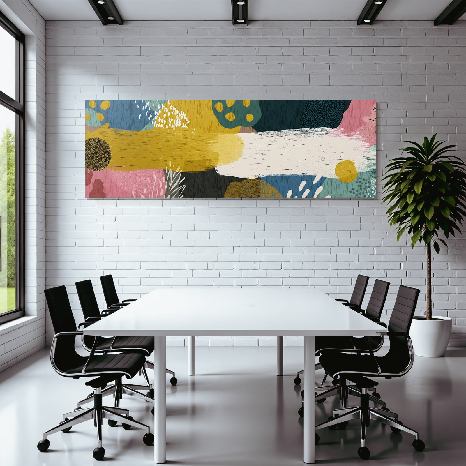 Abstraktes Design Farben Formen Moderne Grafik Kunst