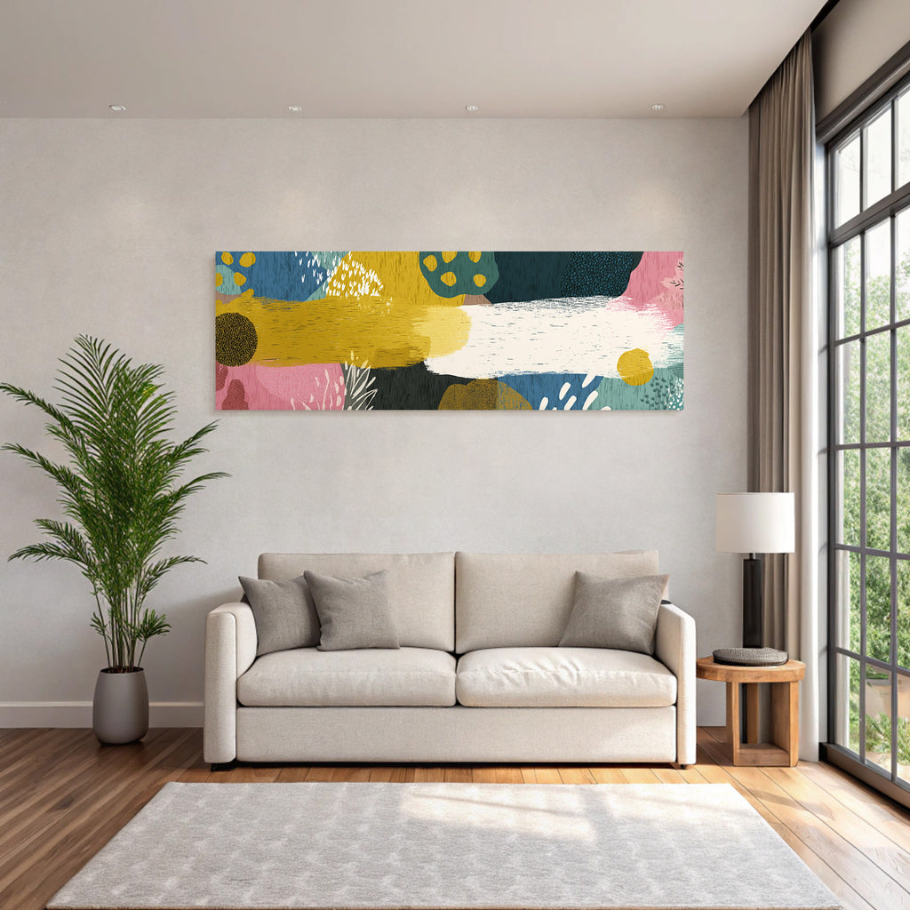 Abstraktes Design Farben Formen Moderne Grafik Kunst