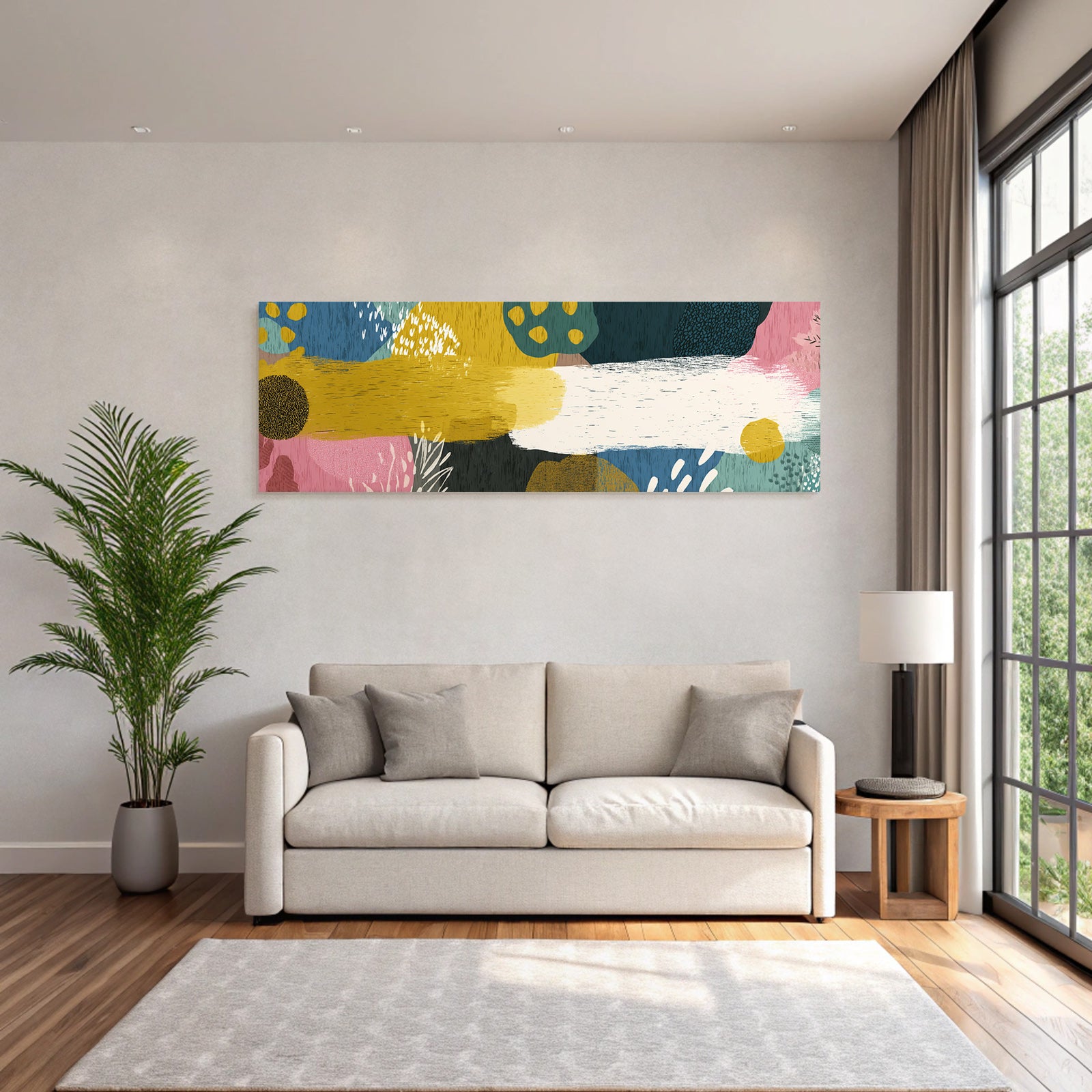 Abstraktes Design Farben Formen Moderne Grafik Kunst