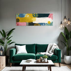 Abstraktes Design Farben Formen Moderne Grafik Kunst
