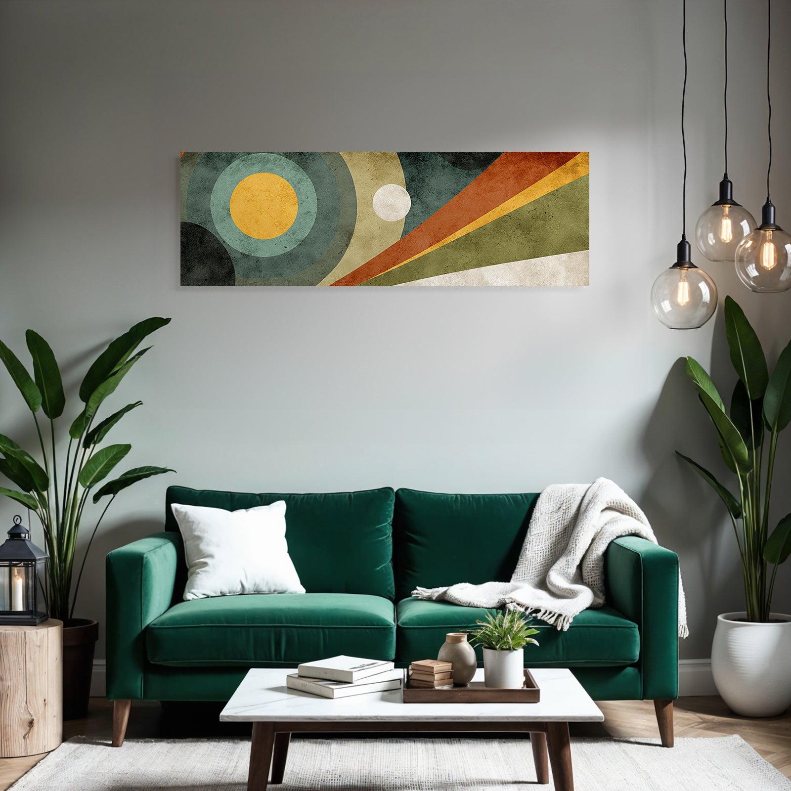 Abstraktes Design Geometrische Formen Farben Kreise Linien Texturiert