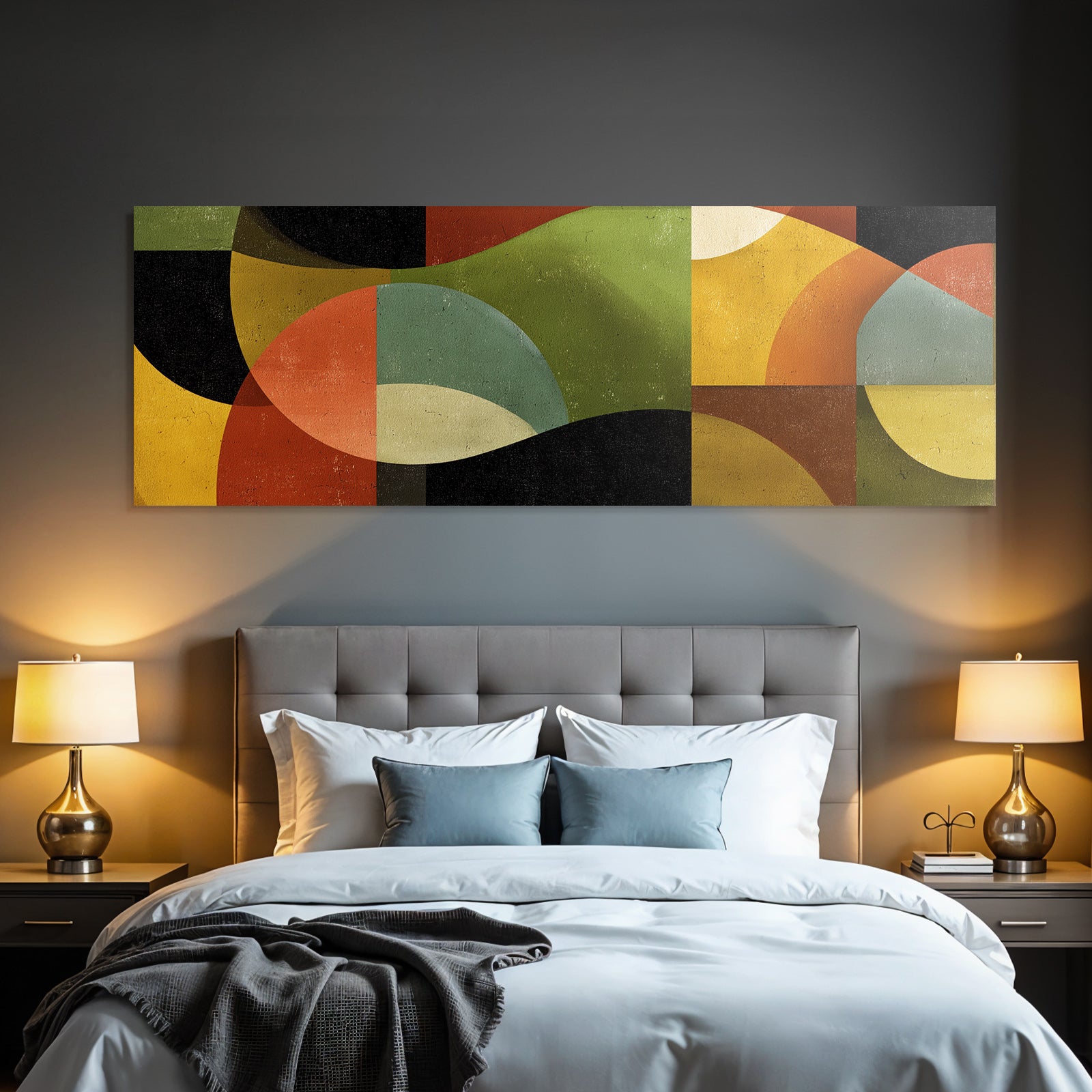 Abstraktes Design Geometrische Formen Farben Struktur