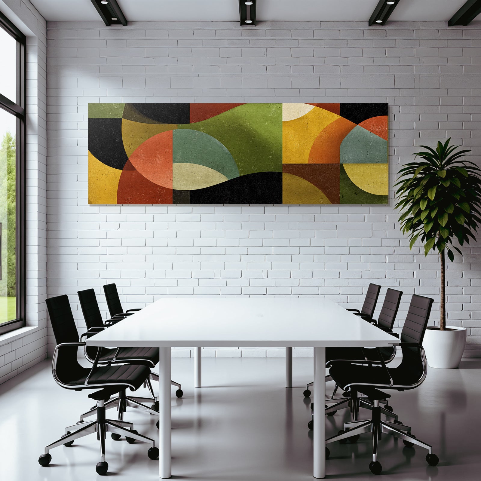 Abstraktes Design Geometrische Formen Farben Struktur