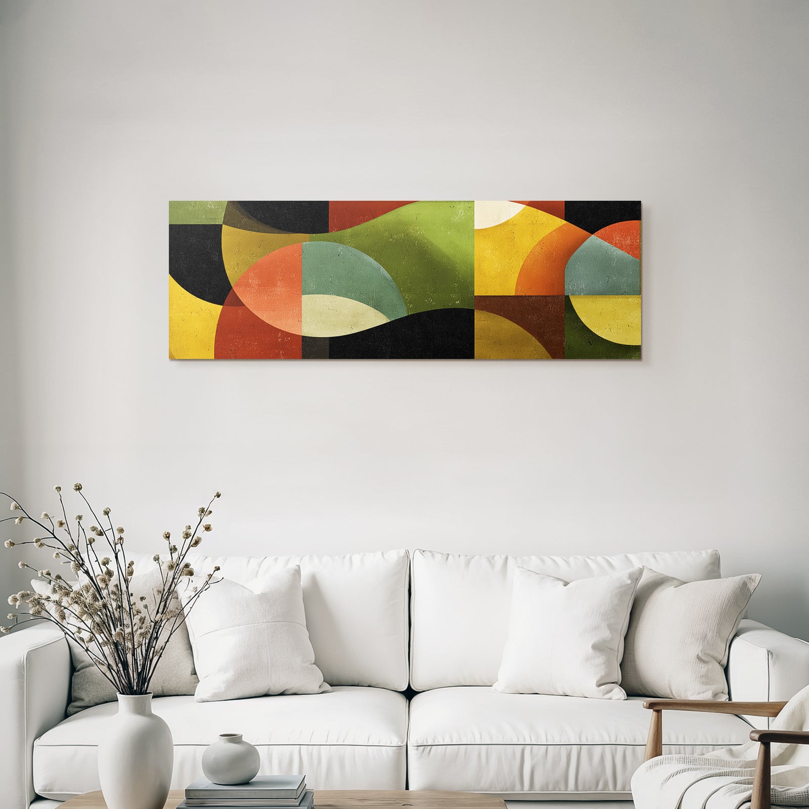 Abstraktes Design Geometrische Formen Farben Struktur
