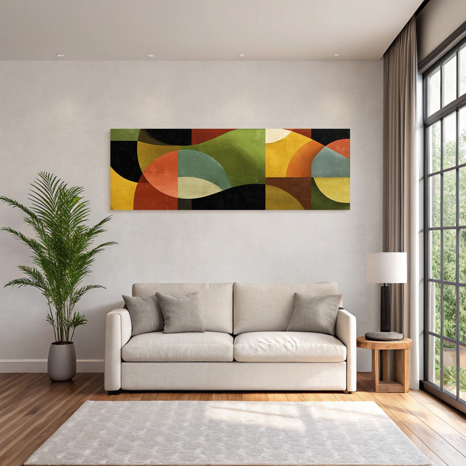 Abstraktes Design Geometrische Formen Farben Struktur