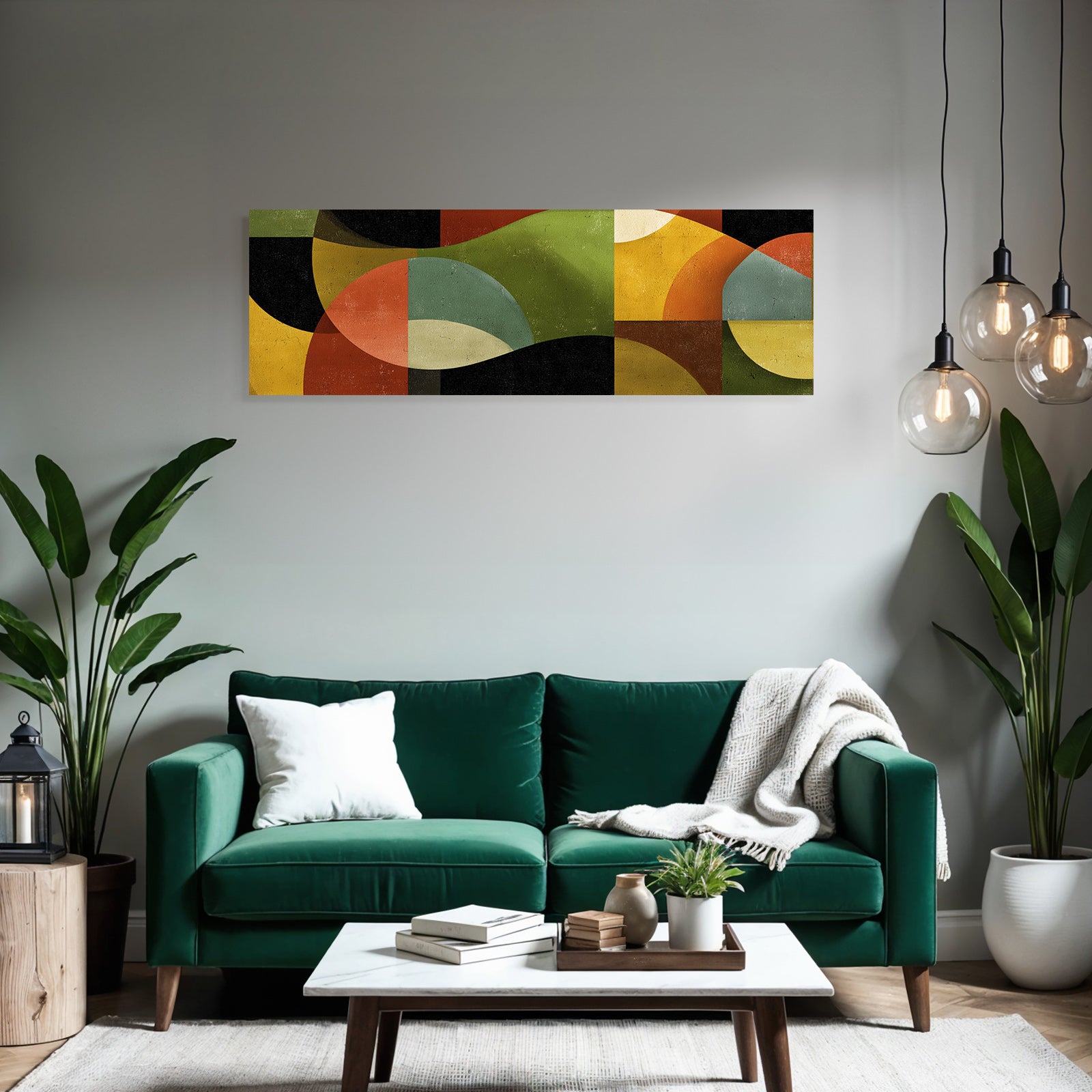 Abstraktes Design Geometrische Formen Farben Struktur