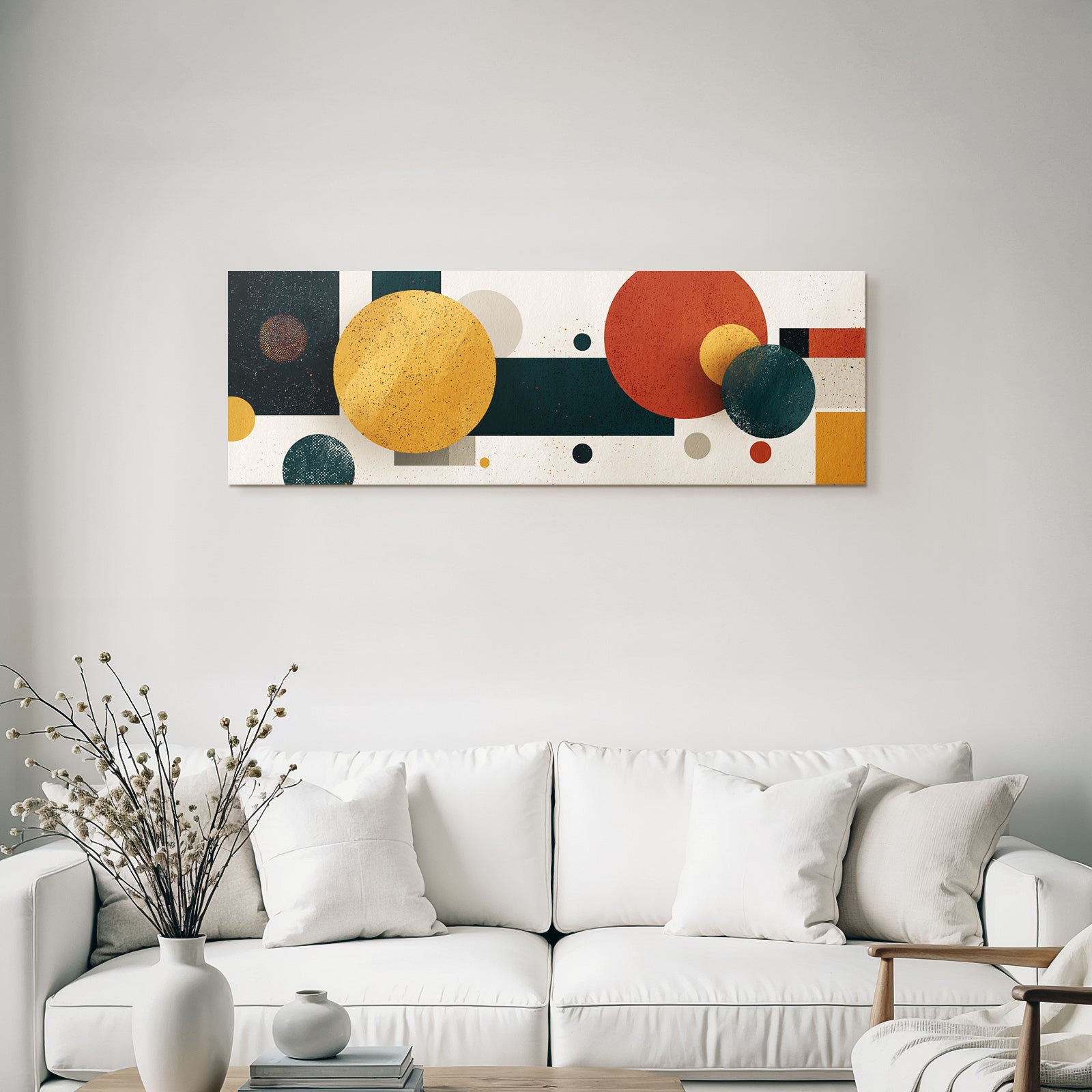 Abstraktes Design Geometrische Formen Farbenfroh