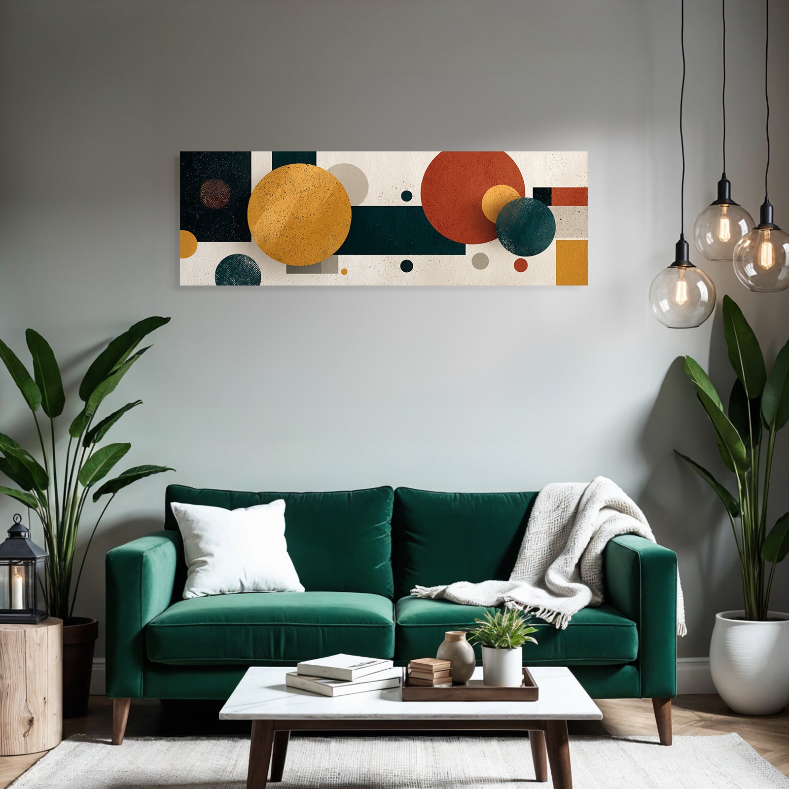 Abstraktes Design Geometrische Formen Farbenfroh