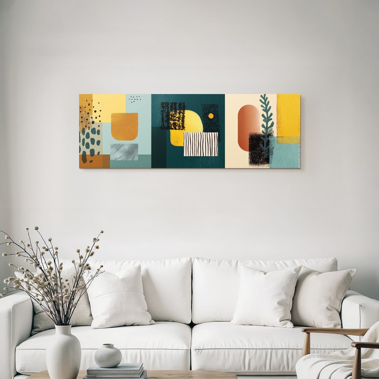 Abstraktes Design Geometrische Formen Und Muster In Farben