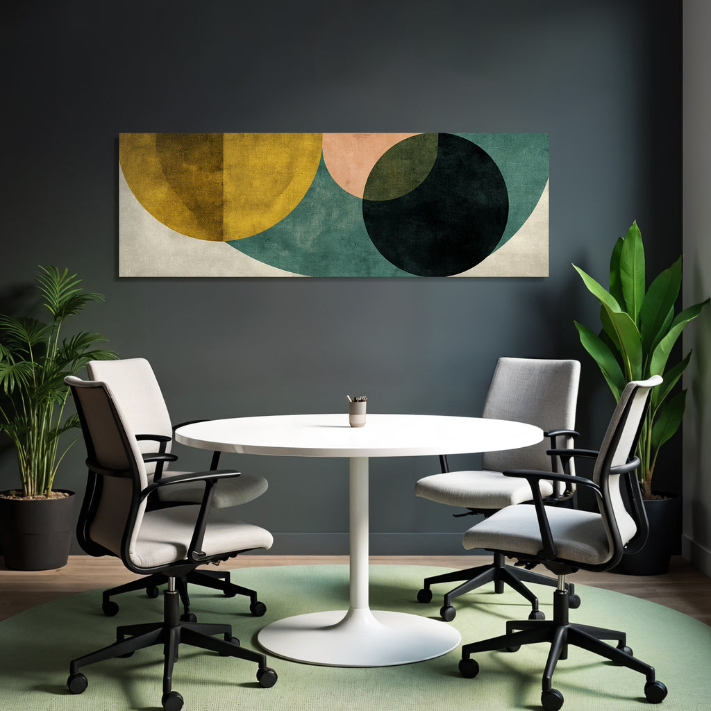Abstraktes Design Geometrische Formen Verschiedene Farben