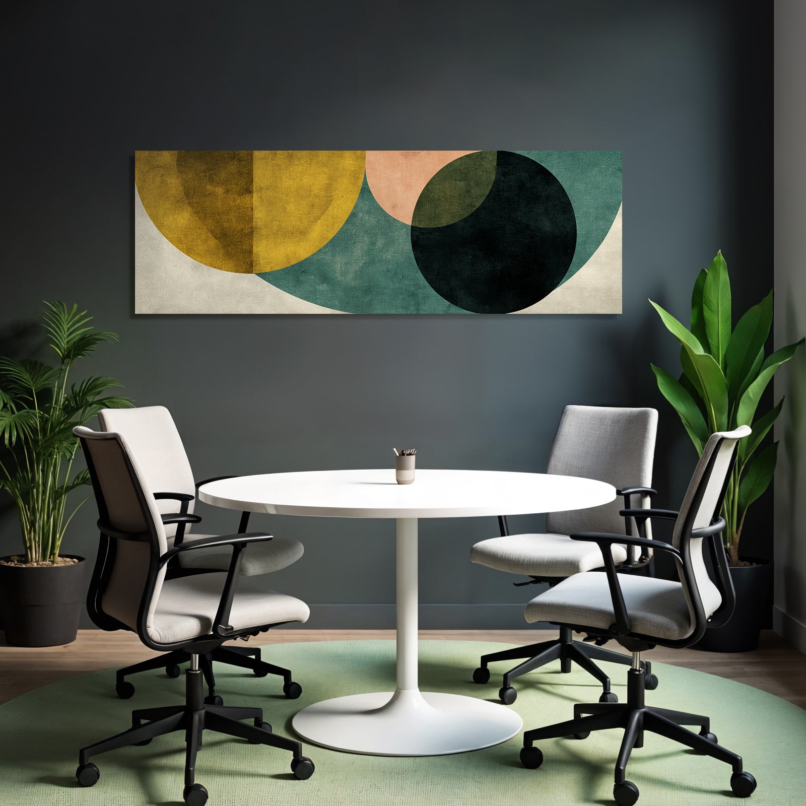 Abstraktes Design Geometrische Formen Verschiedene Farben