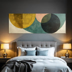 Abstraktes Design Geometrische Formen Verschiedene Farben