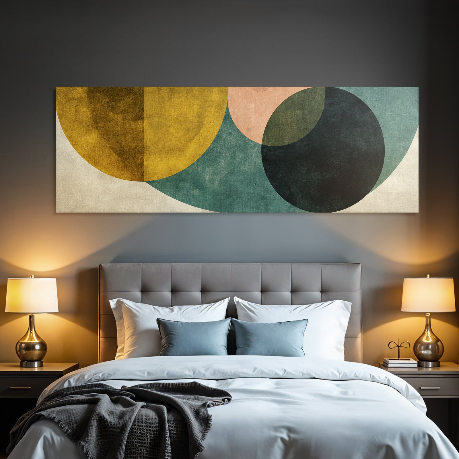 Abstraktes Design Geometrische Formen Verschiedene Farben