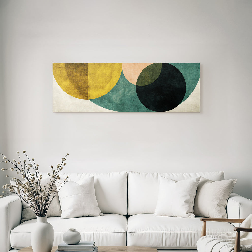 Abstraktes Design Geometrische Formen Verschiedene Farben