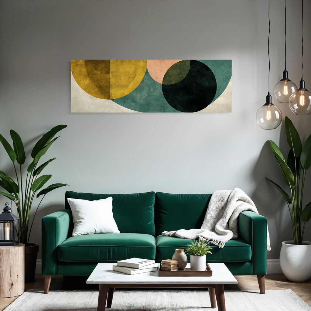 Abstraktes Design Geometrische Formen Verschiedene Farben