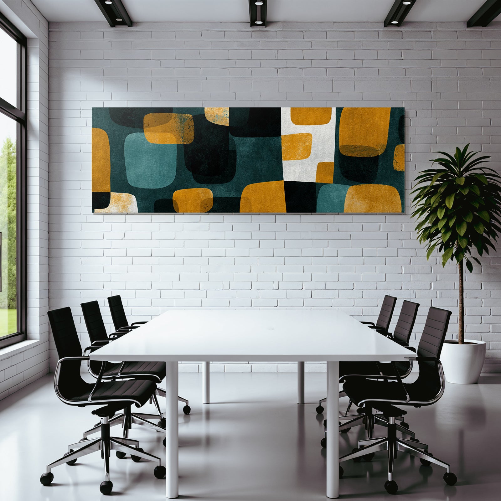 Abstraktes Design Mutete Farben Schattierungen Teal Gruen Dunkel Schwarz Muster