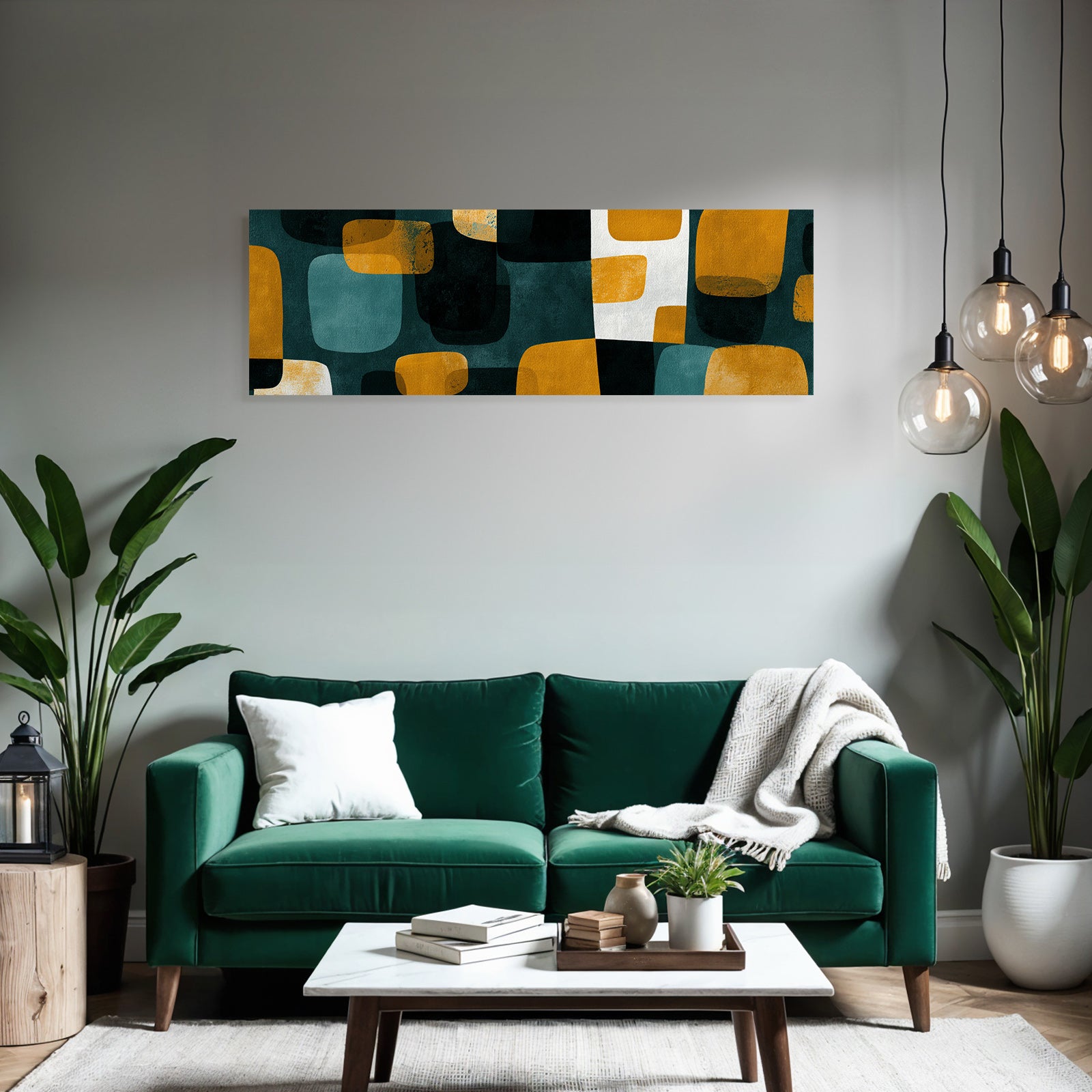 Abstraktes Design Mutete Farben Schattierungen Teal Gruen Dunkel Schwarz Muster