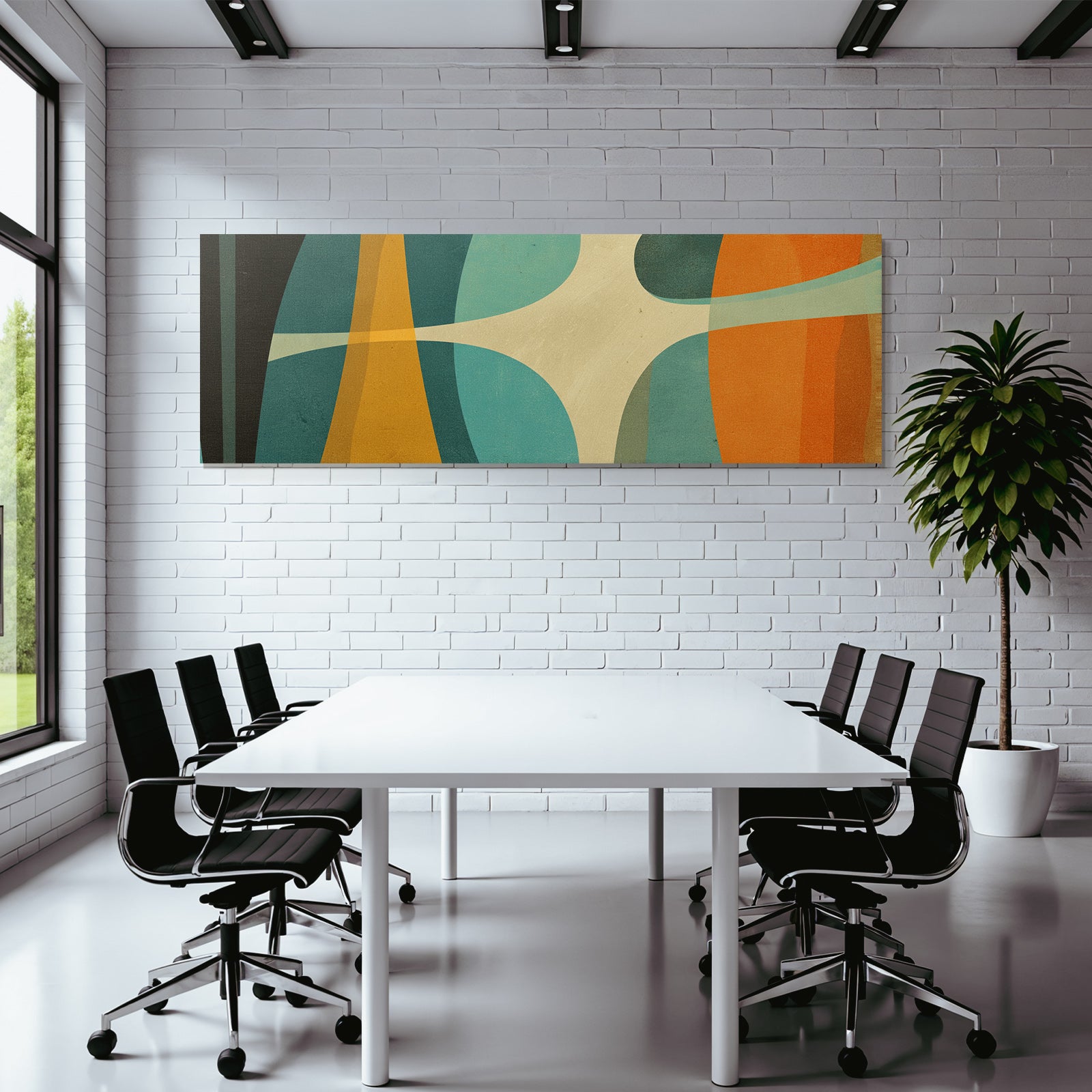 Abstraktes Design Retro Aesthetik