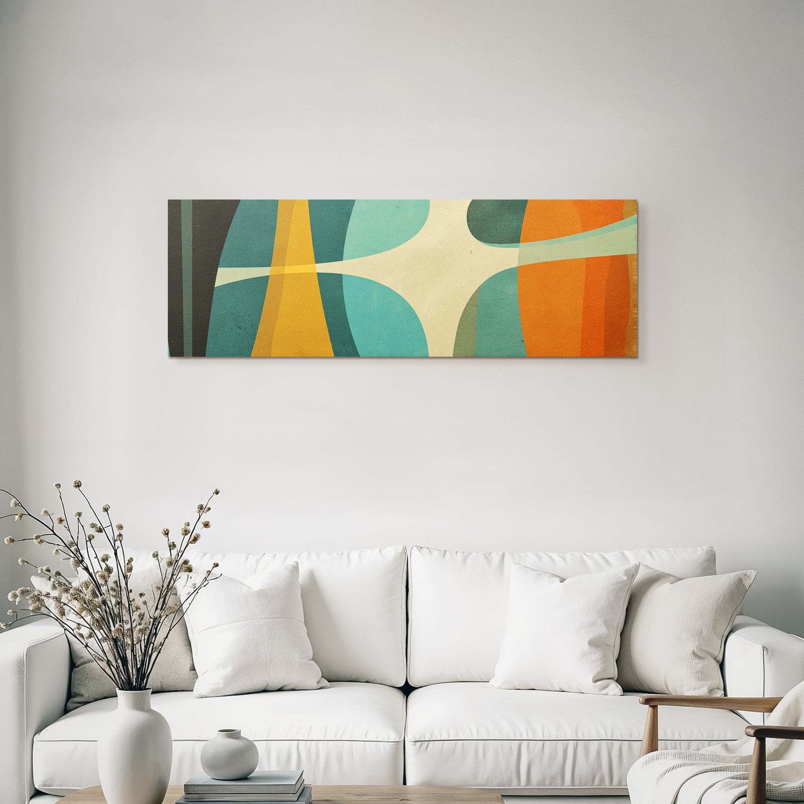 Abstraktes Design Retro Aesthetik