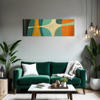 Abstraktes Design Retro Aesthetik