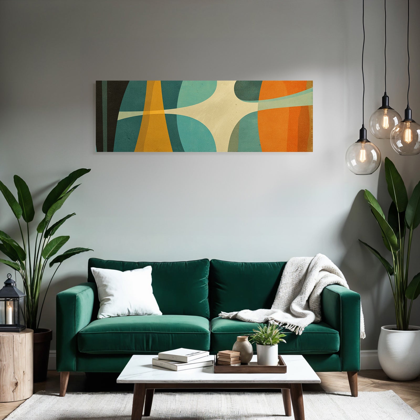 Abstraktes Design Retro Aesthetik