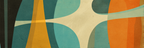 Abstraktes Design Retro Aesthetik | Mid Century Modern | Einrichtungsstile
