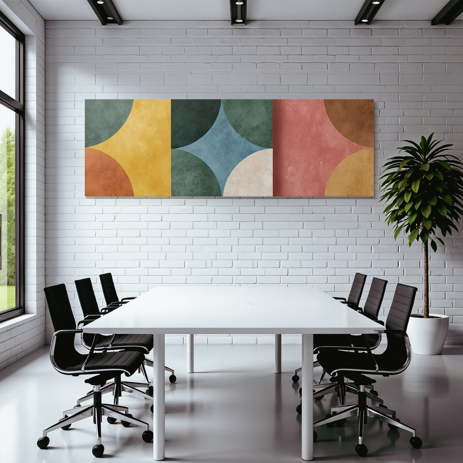 Abstraktes Design Ueberlappendesch Formen Farbmischung