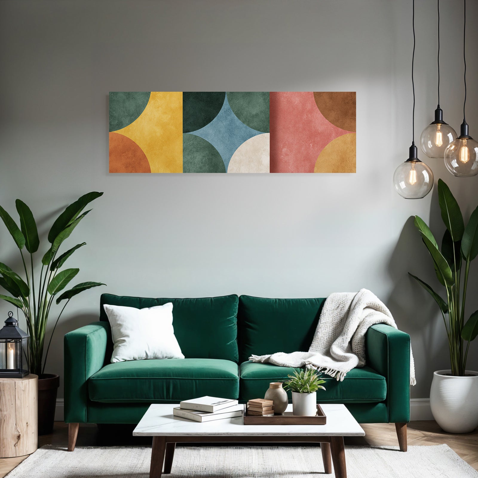 Abstraktes Design Ueberlappendesch Formen Farbmischung