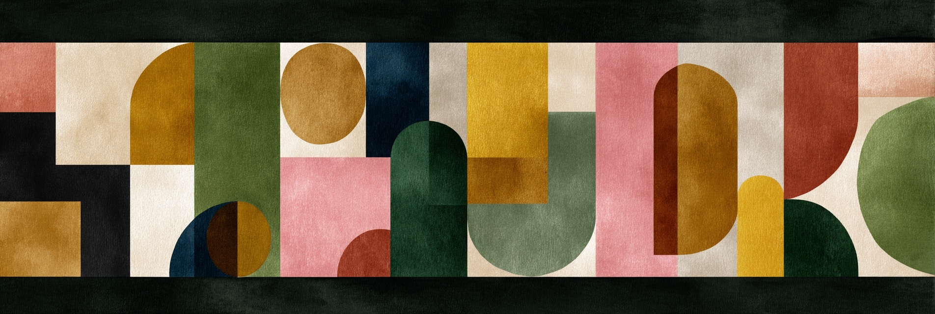Abstraktes Kunstwerk Geometrische Formen Farben Jpg | Mid Century Modern | Einrichtungsstile