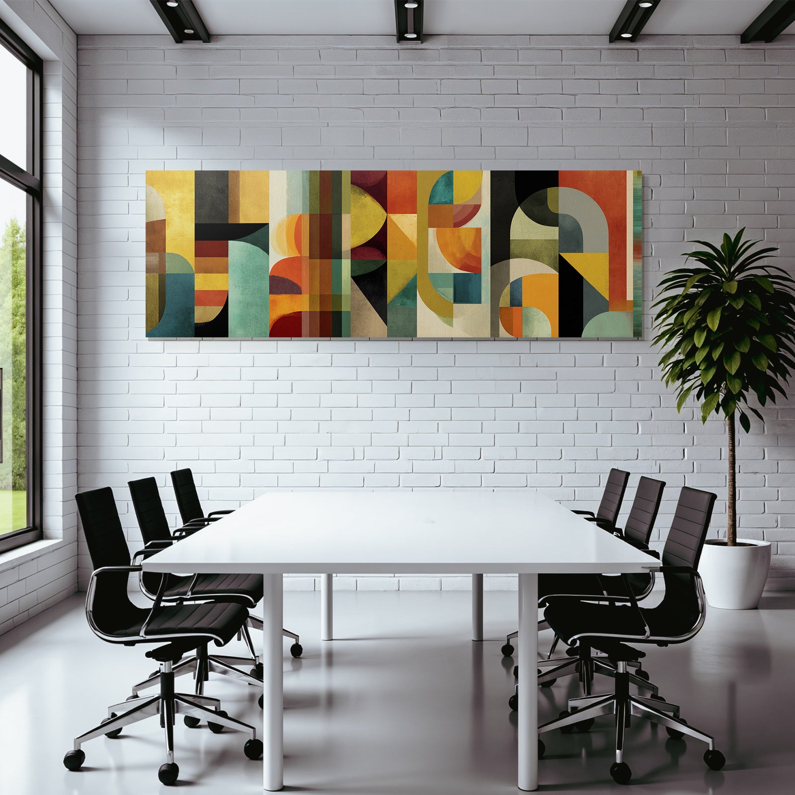 Bunte Abstrakte Gestaltung Geometrische Formen Und Muster