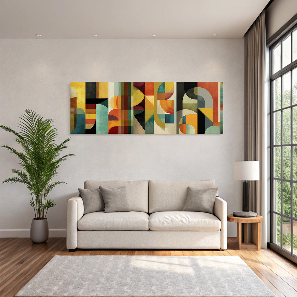 Bunte Abstrakte Gestaltung Geometrische Formen Und Muster