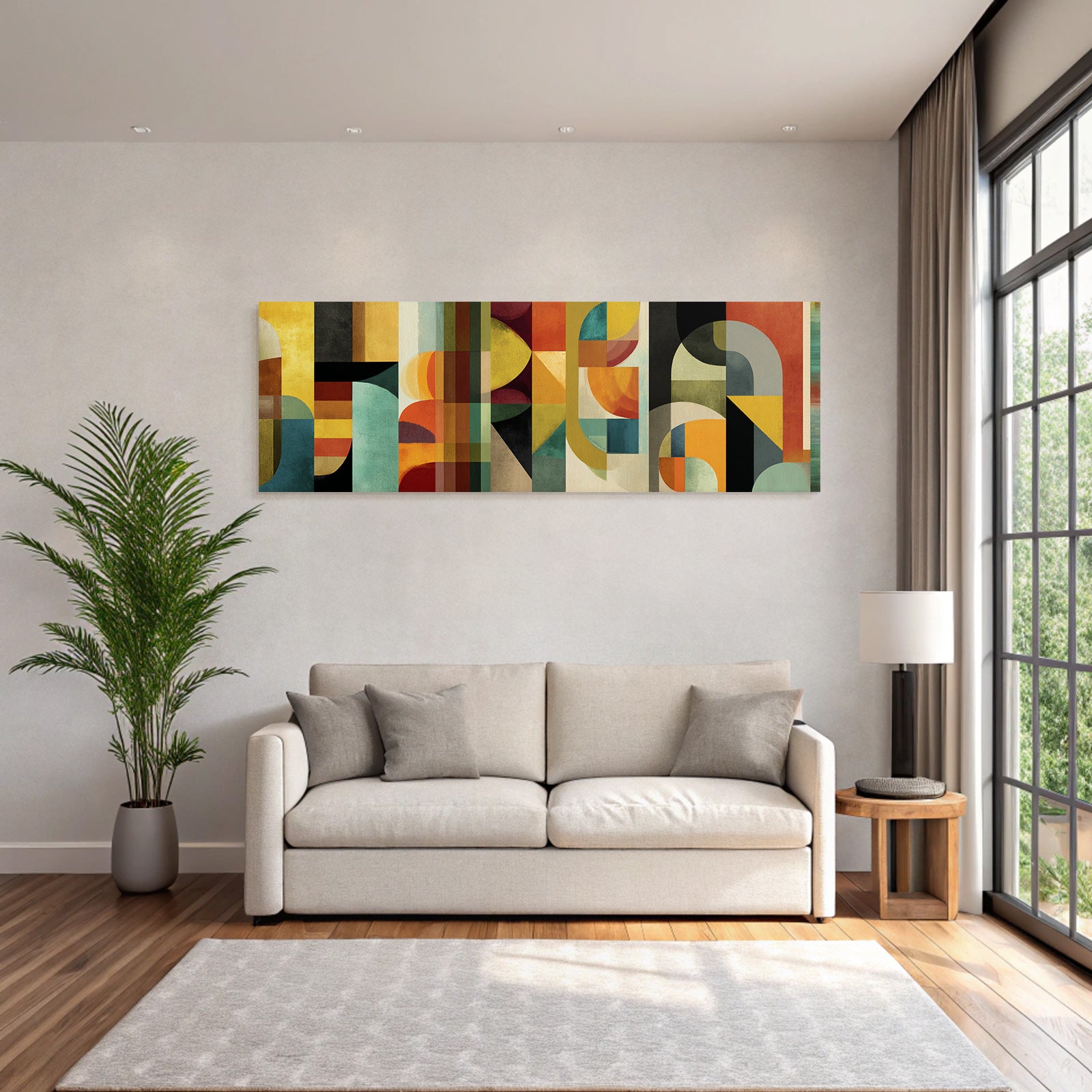 Bunte Abstrakte Gestaltung Geometrische Formen Und Muster