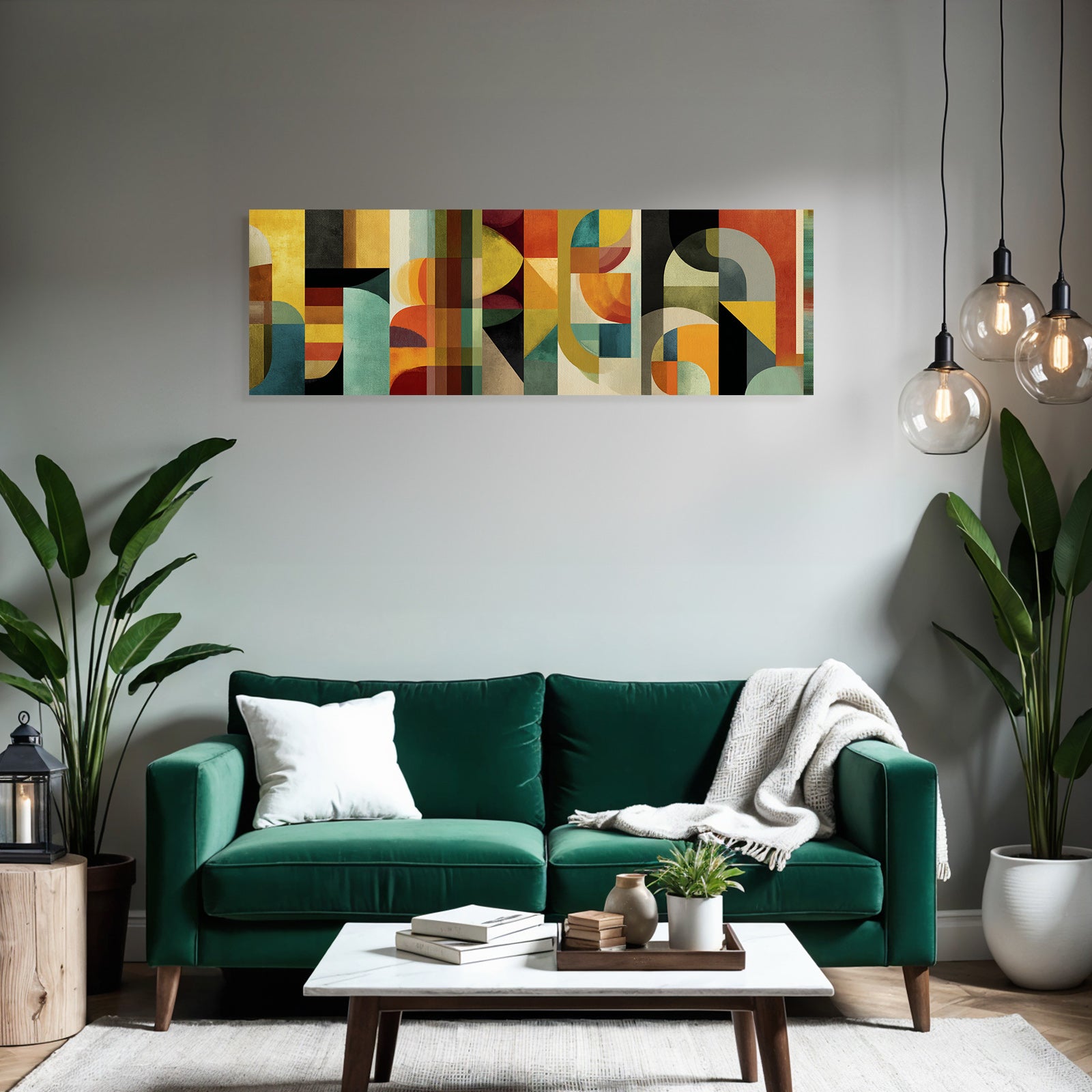 Bunte Abstrakte Gestaltung Geometrische Formen Und Muster