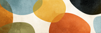 Bunte Ueberlappende Formen Hintergrund | Mid Century Modern | Einrichtungsstile