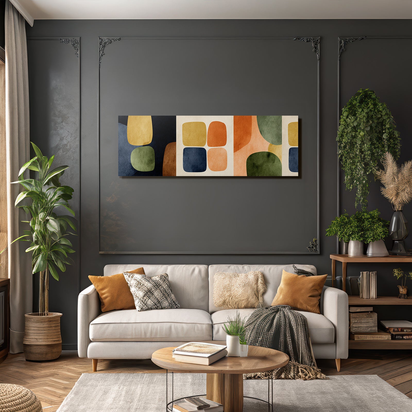 Bunteformen Abstraktesdesign Texturiert