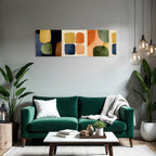 Bunteformen Abstraktesdesign Texturiert