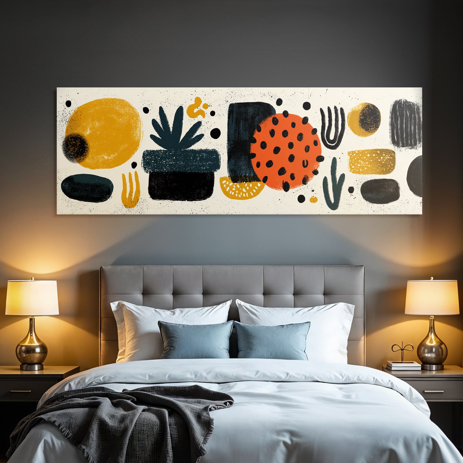 Colorful Abstract Design Mit Formen Und Mustern