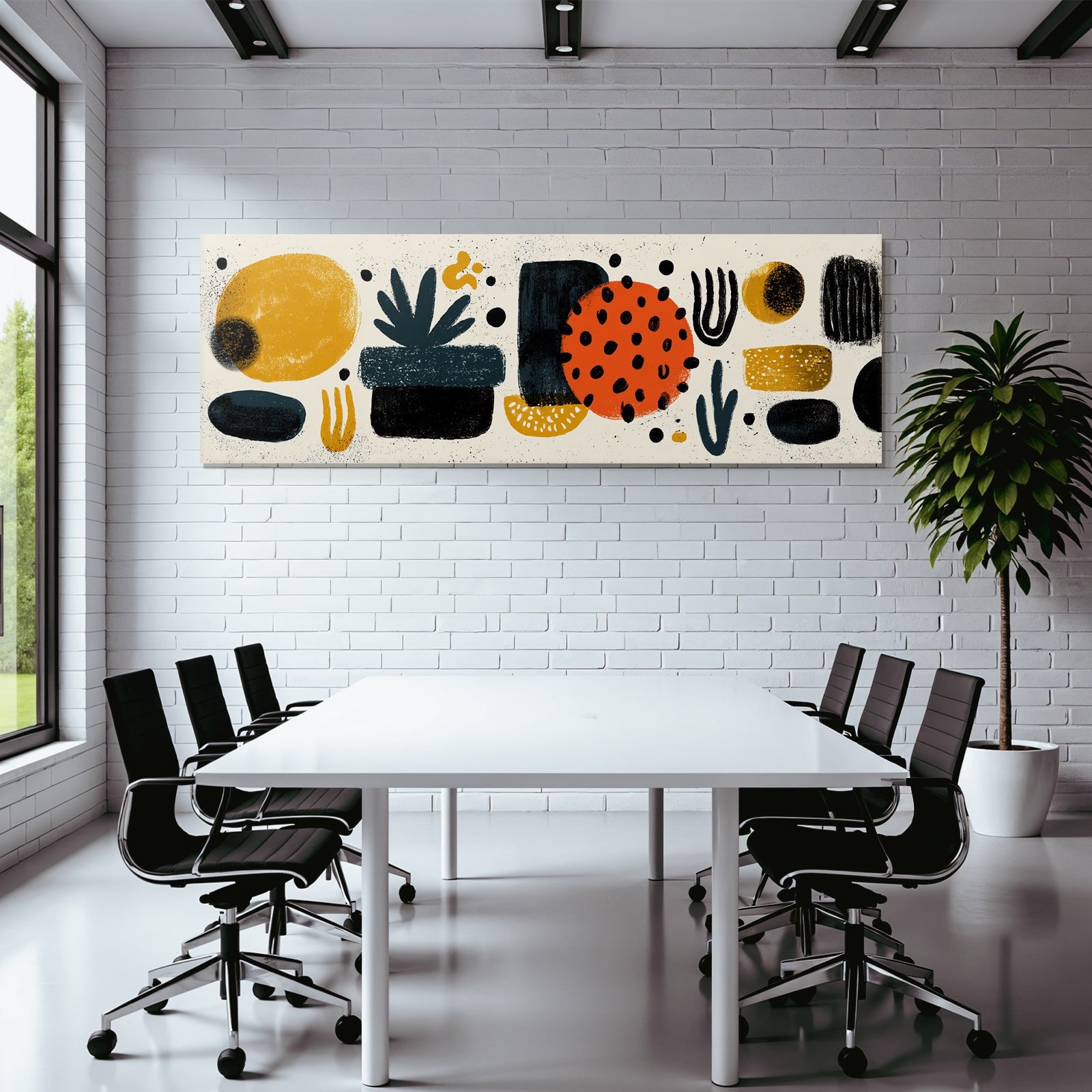 Colorful Abstract Design Mit Formen Und Mustern