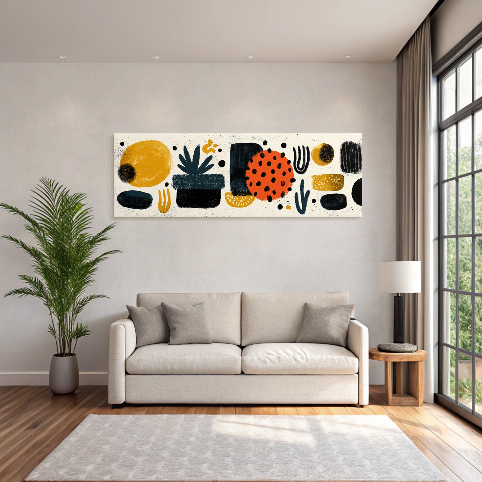 Colorful Abstract Design Mit Formen Und Mustern