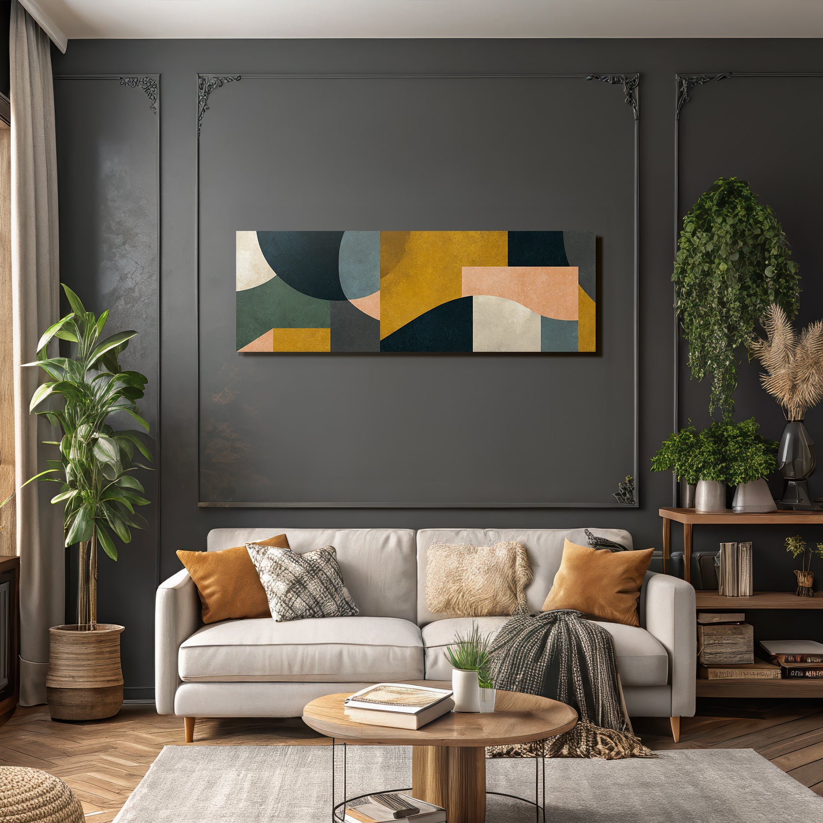 Geometrische Abstrakte Kunstwerk Moderne Gestaltung