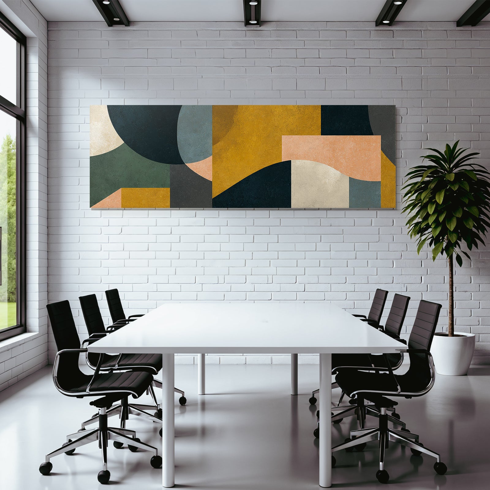 Geometrische Abstrakte Kunstwerk Moderne Gestaltung